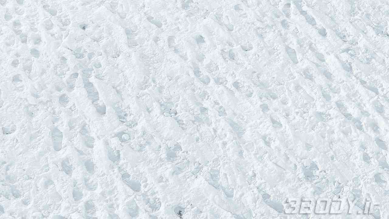 متریال زمین برفی snow ground عکس 1